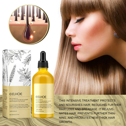 Huile essentielle naturelle de romarin pour la croissance des cheveux